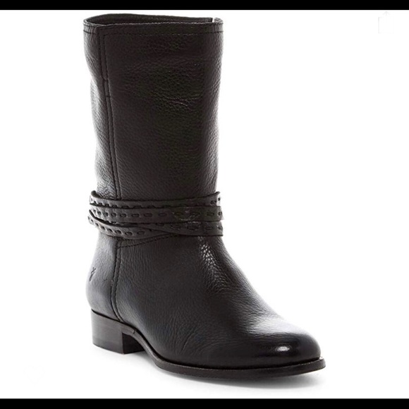 Frye Boots - Cara Pickstitch Mid Boot - Picture 1 of 7